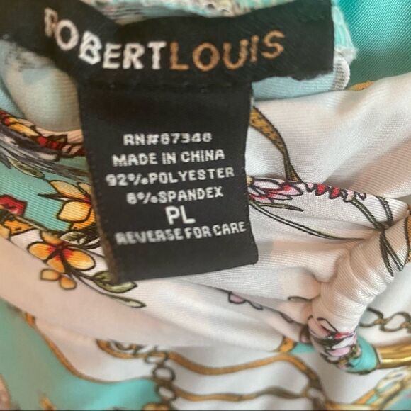 Robert Louis Floral Equestrian Stretchy Midi Skirt - Picture 5 of 7